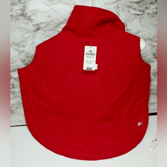 NWT 🐕‍🦺 L Fleece Lined, Water Resistant, Red Dog Coat | Size LARGE - Picture 2 of 8
